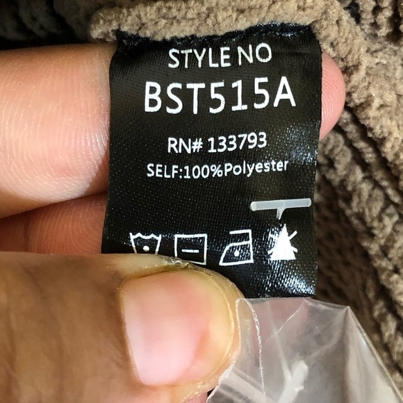 New POL  Boutique French Terry Camo Colorblock Weave Pullover Hoodie Sweater - Picture 8 of 9